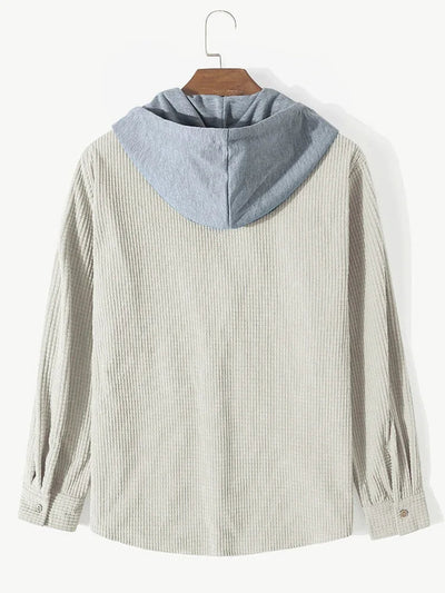 Laidback Knit Hoodie Shirt